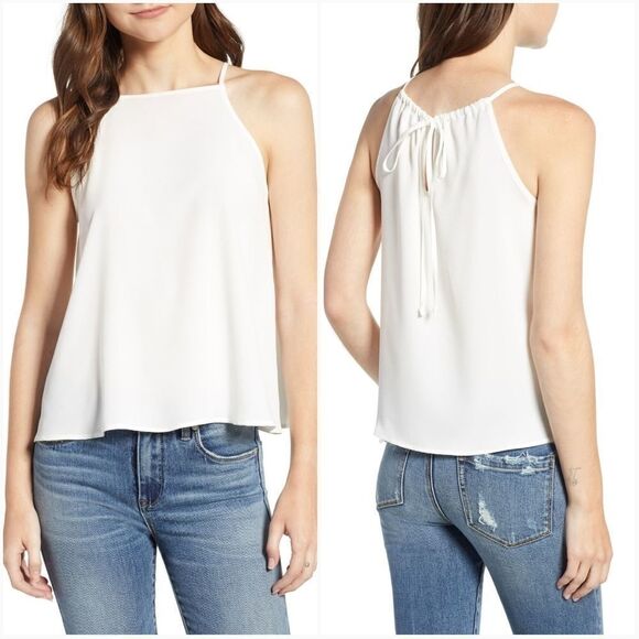 BP White Square Neck Tank Top Size Small - Picture 1 of 8